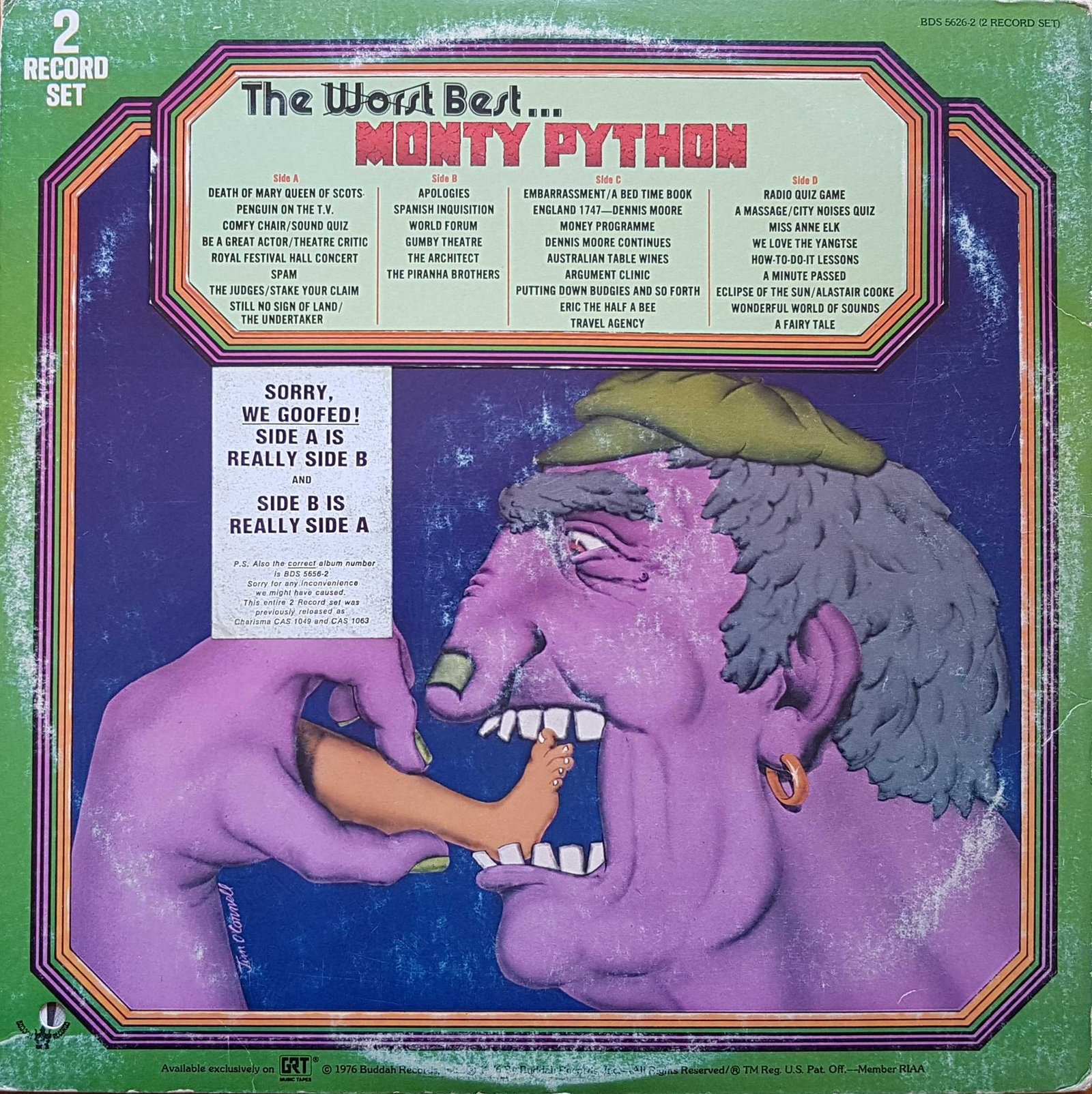 Picture of BDS 5656-2 The (worst) best of Monty Python by artist Monty Python from the BBC records and Tapes library